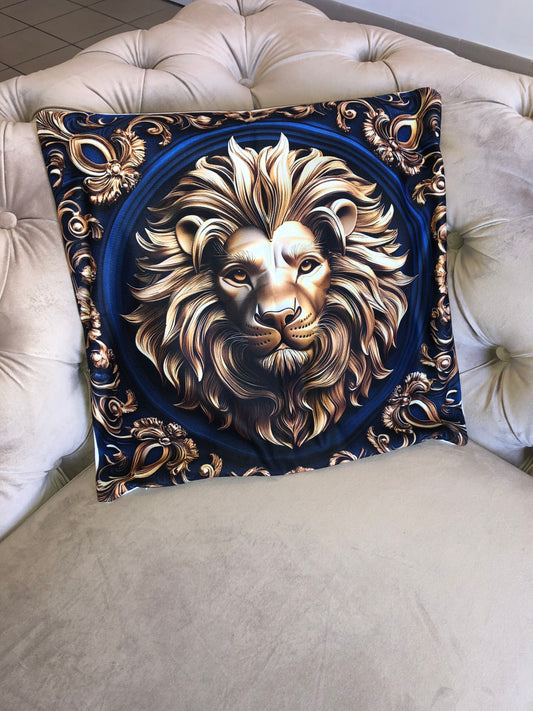 Taie d'oreiller Lion